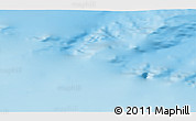Physical 3D Map of the area around 71° 56' 54" N, 153° 46' 30" W