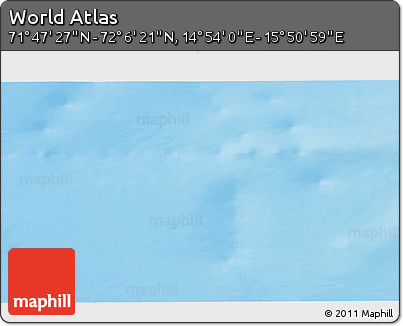Physical 3D Map of the Area around 71° 56' 54" N, 15° 22' 30" E