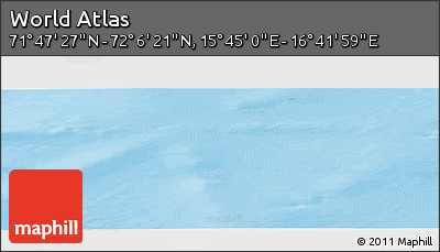 Physical Panoramic Map of the Area around 71° 56' 54" N, 16° 13' 30" E