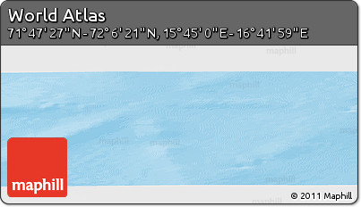 Physical Panoramic Map of the Area around 71° 56' 54" N, 16° 13' 30" E