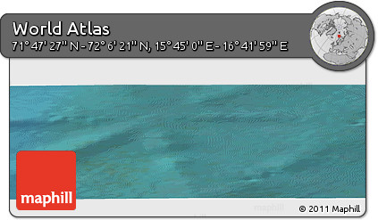 Satellite Panoramic Map of the Area around 71° 56' 54" N, 16° 13' 30" E