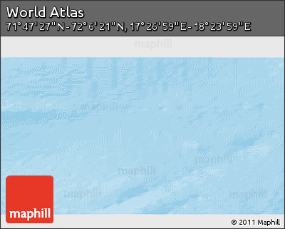 Physical 3D Map of the Area around 71° 56' 54" N, 17° 55' 29" E