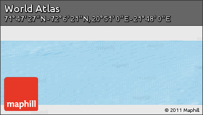 Physical Panoramic Map of the Area around 71° 56' 54" N, 21° 19' 30" E