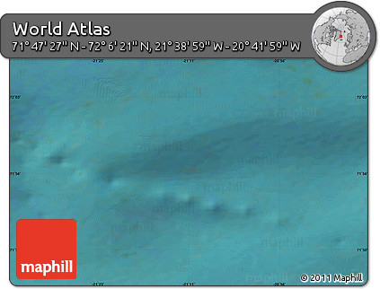 Satellite Map of the Area around 71° 56' 54" N, 21° 10' 29" W