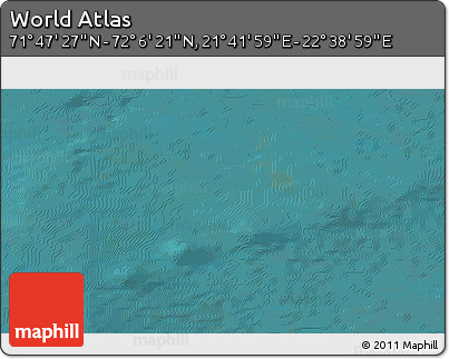 Satellite 3D Map of the Area around 71° 56' 54" N, 22° 10' 29" E