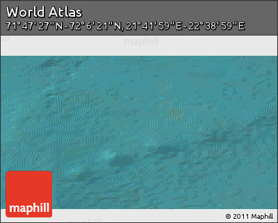 Satellite 3D Map of the Area around 71° 56' 54" N, 22° 10' 29" E