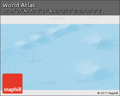 Physical 3D Map of the Area around 71° 56' 54" N, 23° 1' 29" E