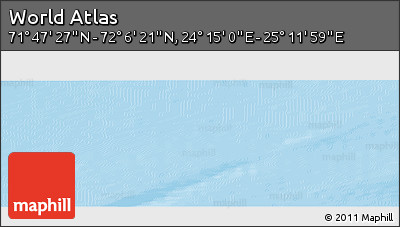 Physical Panoramic Map of the Area around 71° 56' 54" N, 24° 43' 30" E