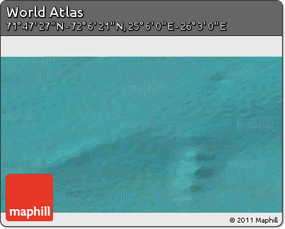 Satellite 3D Map of the Area around 71° 56' 54" N, 25° 34' 30" E