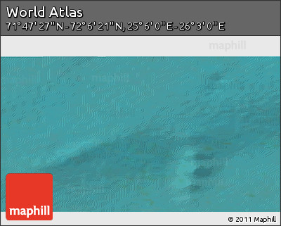 Satellite 3D Map of the Area around 71° 56' 54" N, 25° 34' 30" E