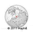 Outline Map of the Area around 71° 56' 54" N, 36° 37' 30" E, rectangular outline