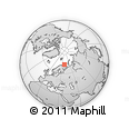Outline Map of the Area around 71° 56' 54" N, 38° 19' 30" E, rectangular outline