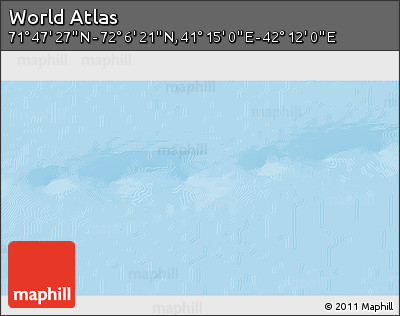 Physical 3D Map of the Area around 71° 56' 54" N, 41° 43' 30" E