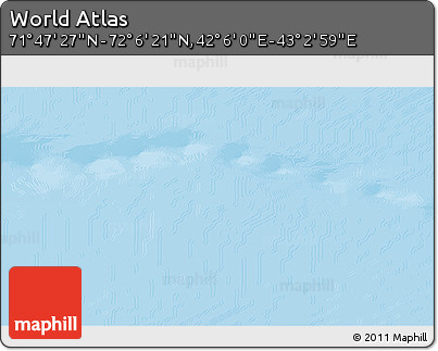 Physical 3D Map of the Area around 71° 56' 54" N, 42° 34' 30" E