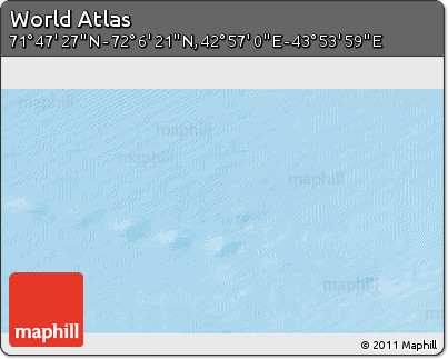 Physical 3D Map of the Area around 71° 56' 54" N, 43° 25' 29" E