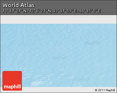 Physical 3D Map of the Area around 71° 56' 54" N, 44° 16' 29" E