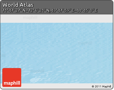 Physical 3D Map of the Area around 71° 56' 54" N, 44° 16' 29" E