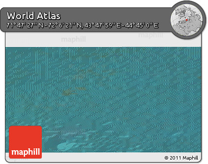 Satellite 3D Map of the Area around 71° 56' 54" N, 44° 16' 29" E