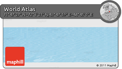 Physical Panoramic Map of the Area around 71° 56' 54" N, 44° 16' 29" E