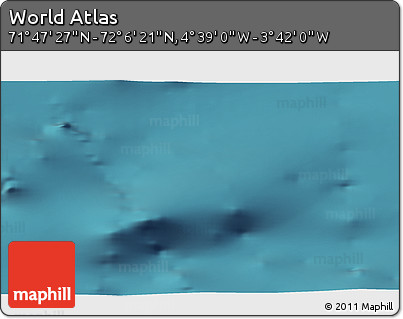 Satellite 3D Map of the Area around 71° 56' 54" N, 4° 10' 30" W