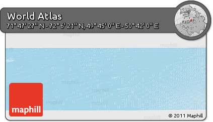 Physical Panoramic Map of the Area around 71° 56' 54" N, 50° 13' 30" E