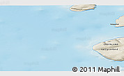 Shaded Relief 3D Map of the area around 71° 56' 54" N, 56° 1' 29" W