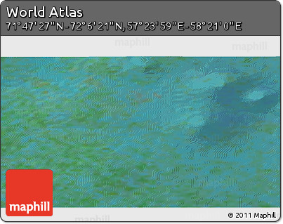 Satellite 3D Map of the Area around 71° 56' 54" N, 57° 52' 30" E