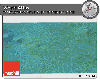 Satellite 3D Map of the Area around 71° 56' 54" N, 58° 43' 30" E