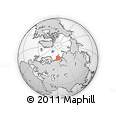 Outline Map of the Area around 71° 56' 54" N, 60° 25' 29" E, rectangular outline