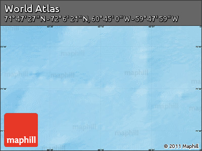 Physical Map of the Area around 71° 56' 54" N, 60° 16' 29" W