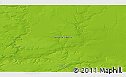 Physical 3D Map of the area around 71° 56' 54" N, 84° 13' 29" E