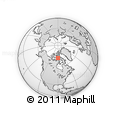 Outline Map of the Area around 71° 56' 54" N, 90° 1' 30" W, rectangular outline