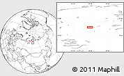 Blank Location Map of the area around 71° 56' 54" N, 94° 25' 30" E