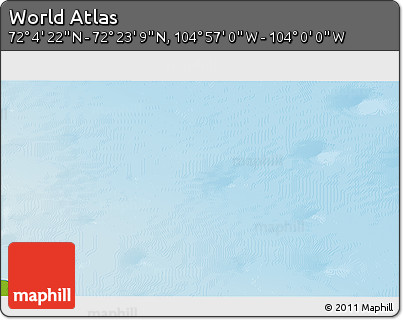 Physical 3D Map of the Area around 72° 13' 45" N, 104° 28' 29" W