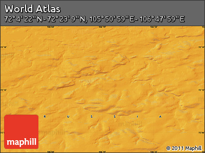 Political Map of the Area around 72° 13' 45" N, 106° 19' 29" E