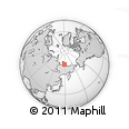Outline Map of the Area around 72° 13' 45" N, 148° 49' 29" E, rectangular outline