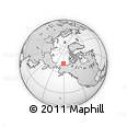 Outline Map of the Area around 72° 13' 45" N, 151° 13' 29" W, rectangular outline