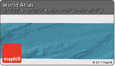 Satellite Panoramic Map of the Area around 72° 13' 45" N, 151° 13' 29" W
