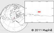 Blank Location Map of the area around 72° 13' 45" N, 152° 4' 29" W