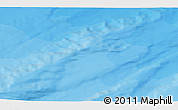 Political 3D Map of the area around 72° 13' 45" N, 152° 55' 30" W