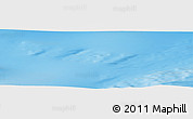 Shaded Relief Panoramic Map of the area around 72° 13' 45" N, 153° 46' 30" W