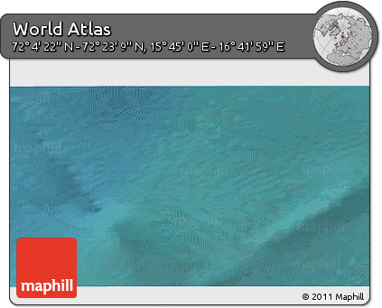 Satellite 3D Map of the Area around 72° 13' 45" N, 16° 13' 30" E