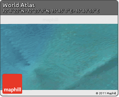 Satellite 3D Map of the Area around 72° 13' 45" N, 16° 13' 30" E