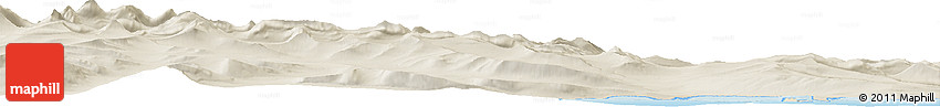 Shaded Relief Horizon Map of the Area around 72° 13' 45" N, 24° 34' 30" W Shaded Relief Horizon Map of the Area around 72° 13' 45" N, 24° 34' 30" W