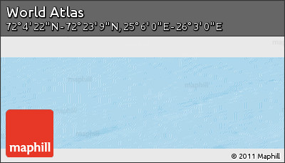 Physical Panoramic Map of the Area around 72° 13' 45" N, 25° 34' 30" E