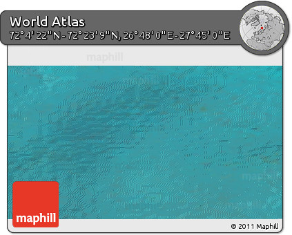 Satellite 3D Map of the Area around 72° 13' 45" N, 27° 16' 29" E