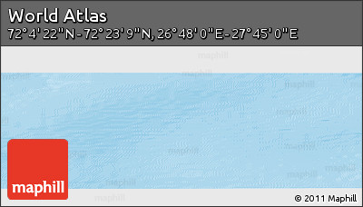 Physical Panoramic Map of the Area around 72° 13' 45" N, 27° 16' 29" E