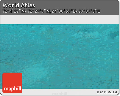 Satellite 3D Map of the Area around 72° 13' 45" N, 28° 7' 30" E