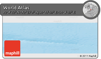 Physical Panoramic Map of the Area around 72° 13' 45" N, 30° 40' 29" E