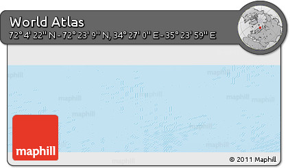 Physical Panoramic Map of the Area around 72° 13' 45" N, 34° 55' 29" E